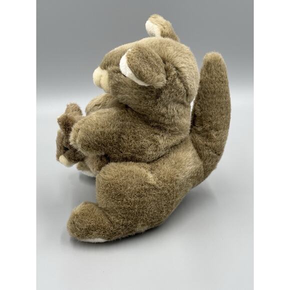 Current Inc Kangaroo W/ Joey In Pouch Plush 8” Realistic Stuffed Animal - Picture 2 of 8